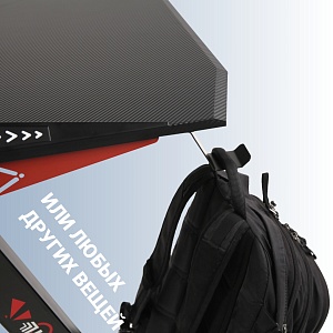 Игровой компьютерный стол SKILLL CTG-003, черный/красный, 1200х600х750 мм